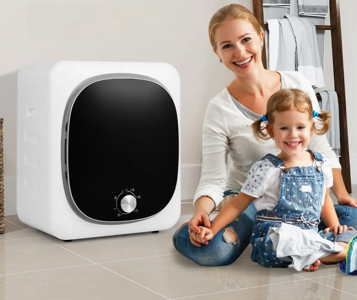 Masina de uscat rufe Costway FP10756DE (White)