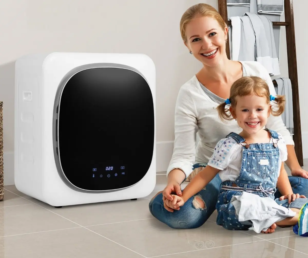 Masina de uscat rufe Costway FP10757DE (White)