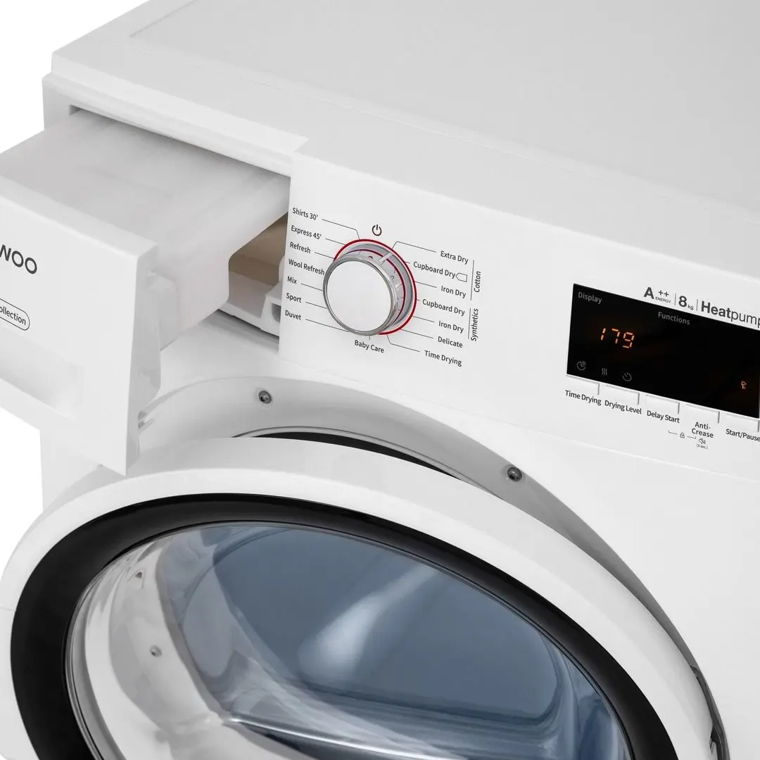 Masina de uscat rufe Daewoo DDR-VH8A (White) - 3