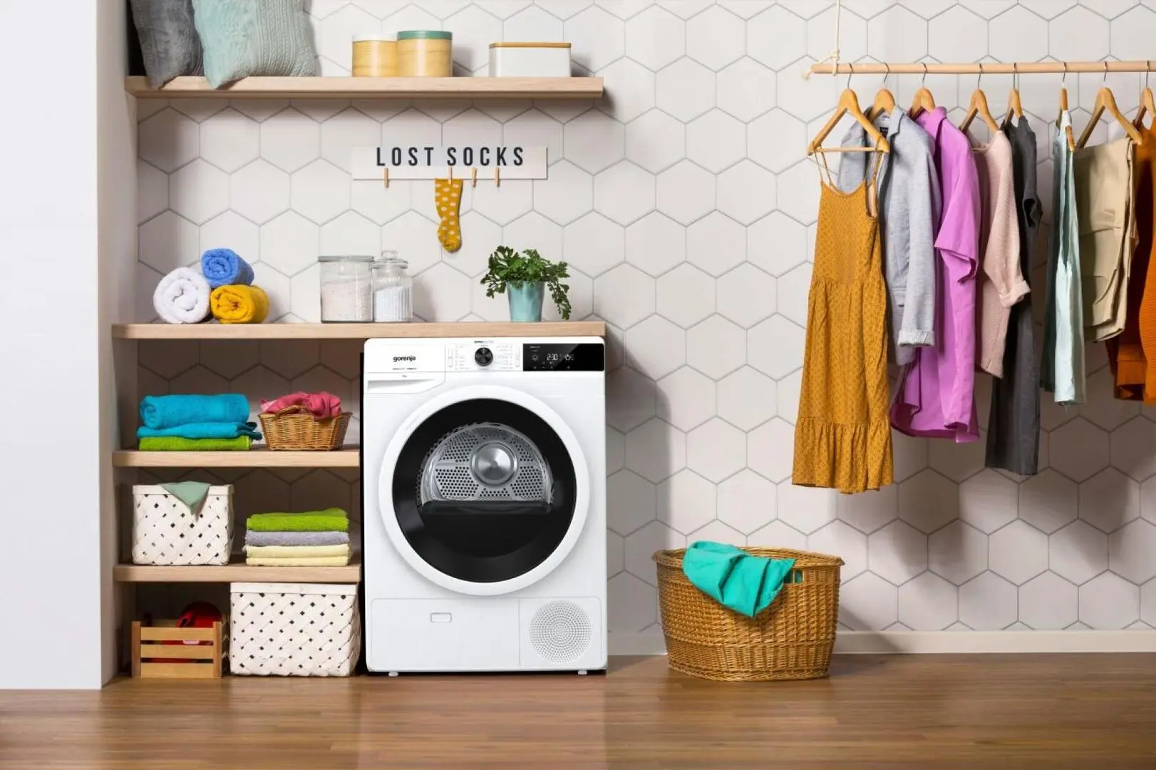 Masina de uscat rufe Gorenje DE82/GD (White) - 12