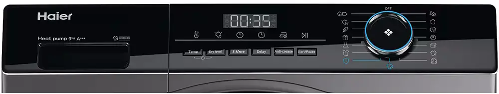 Masina de uscat rufe Haier HD90-A3939R-S (Anthracite)