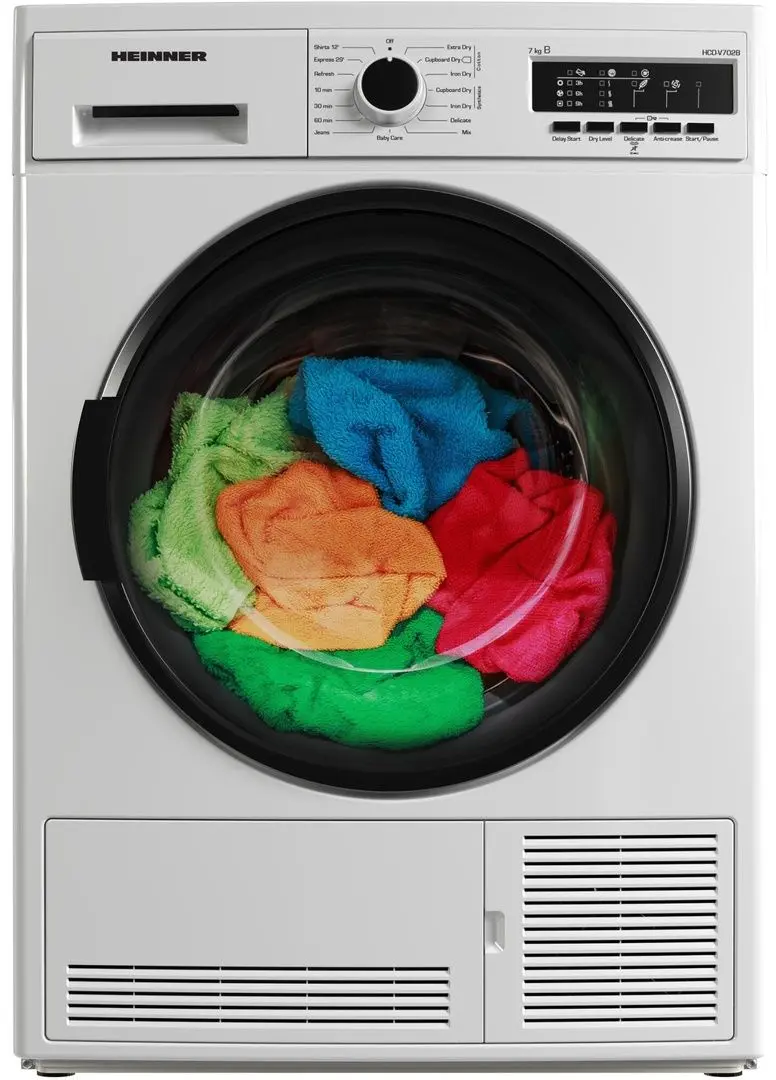 Masina de uscat rufe Heinner HCD-V702B (White) - 2