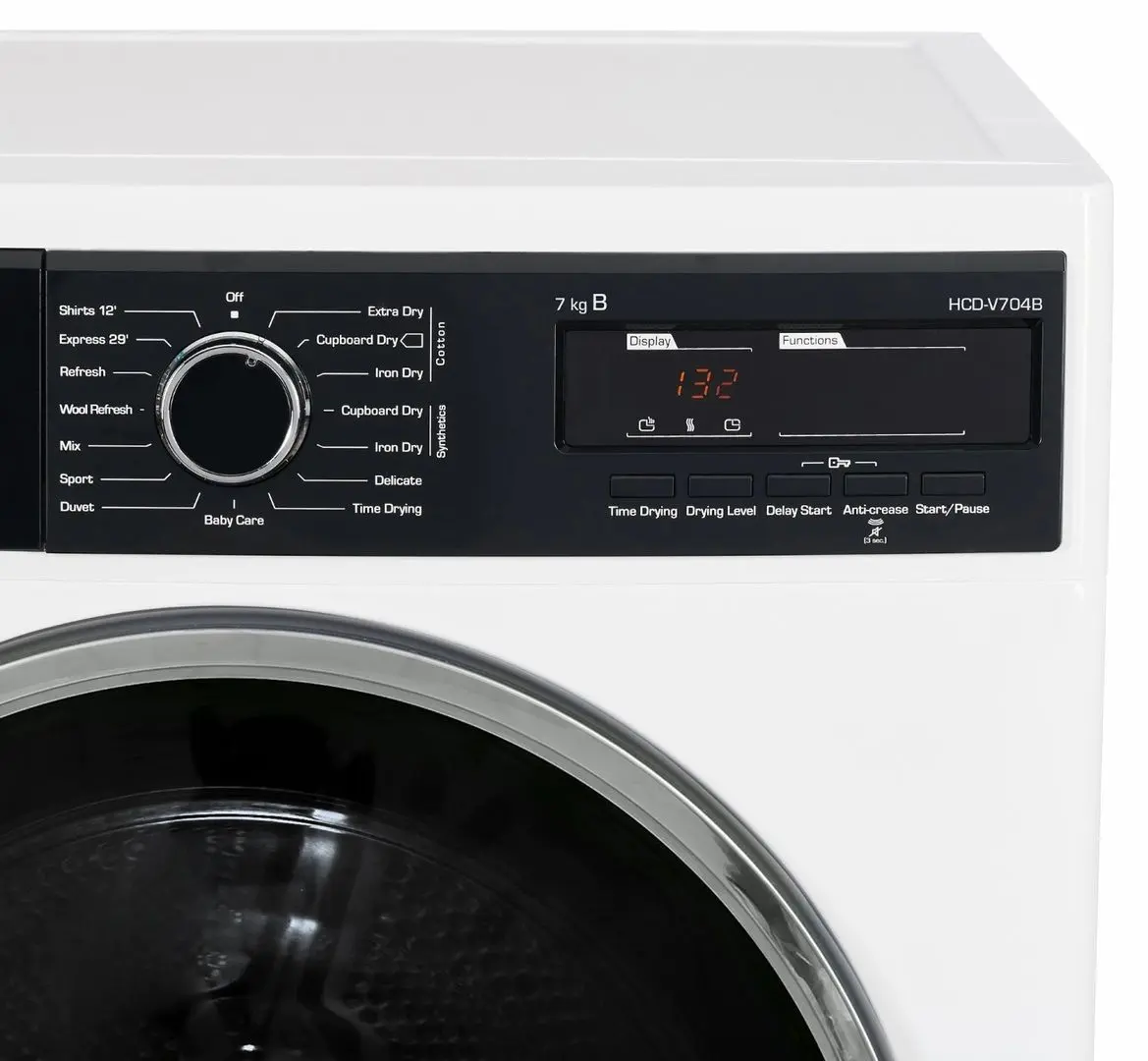 Masina de uscat rufe Heinner HCD-V704B (White) - 2
