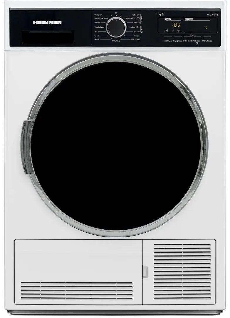 Masina de uscat rufe Heinner HCD-V704B (White)
