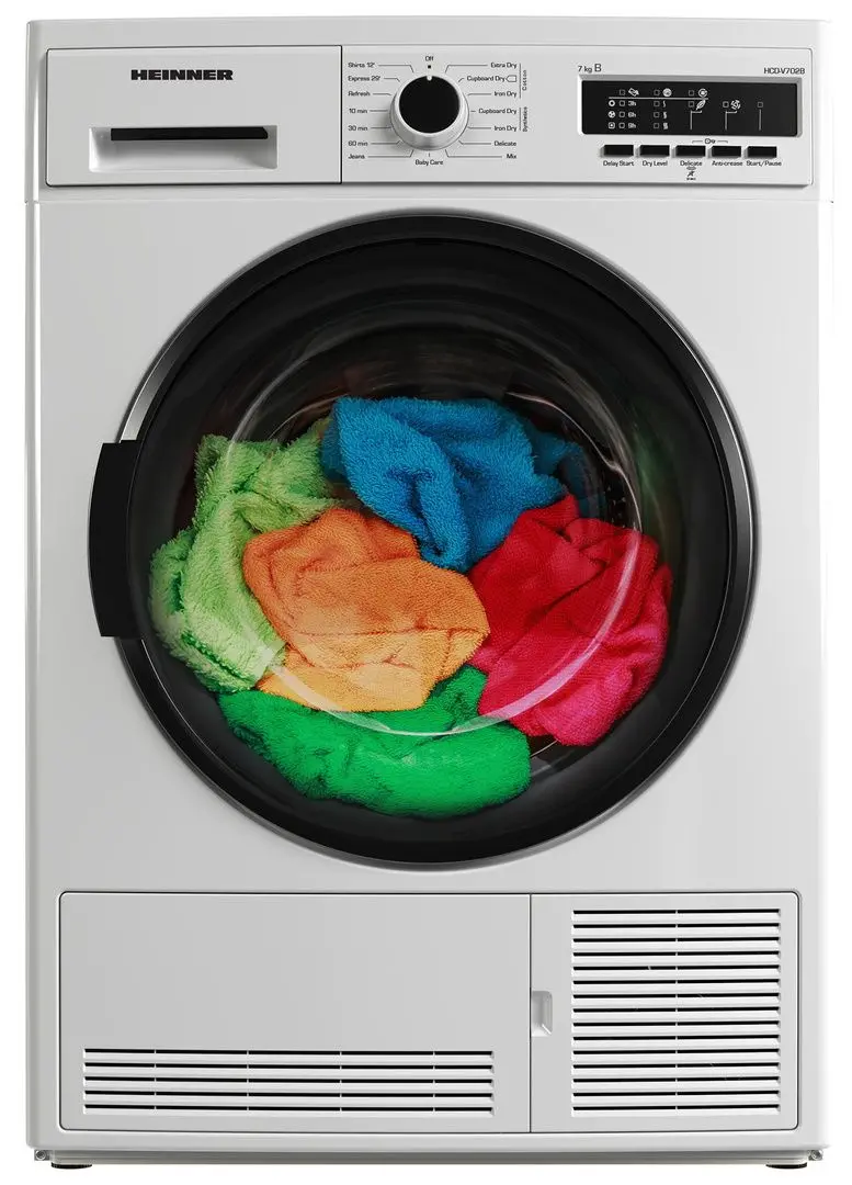 Masina de uscat rufe Heinner HCD-V802B (White) - 2