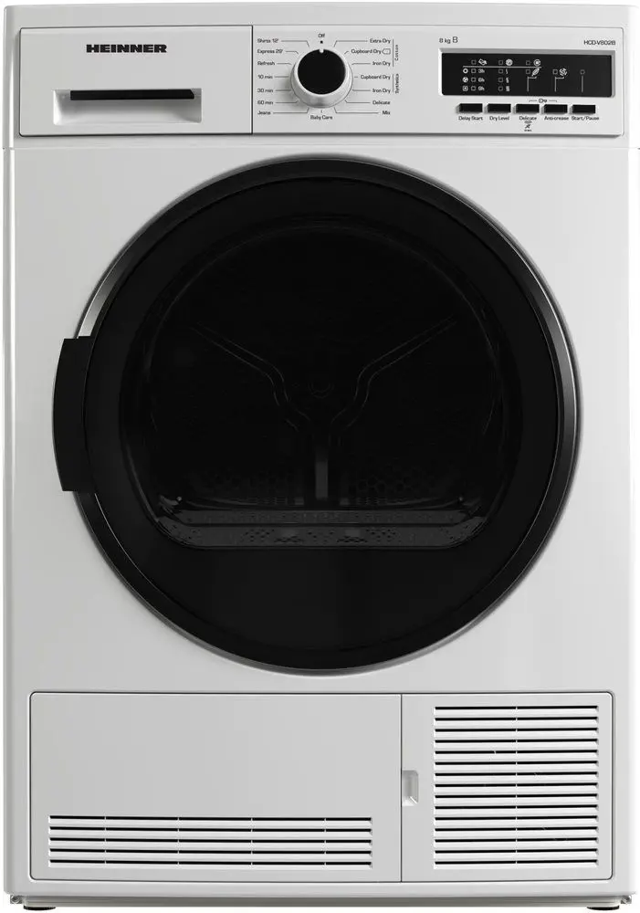 Masina de uscat rufe Heinner HCD-V802B (White)