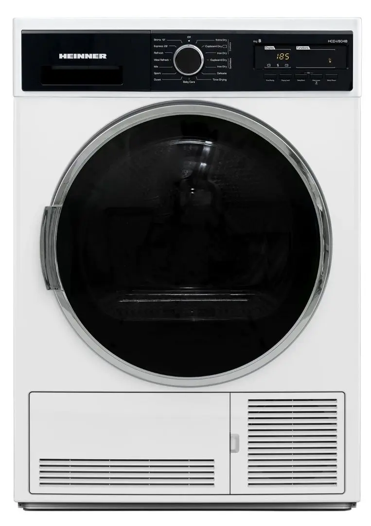 Masina de uscat rufe Heinner HCD-V804B (White)