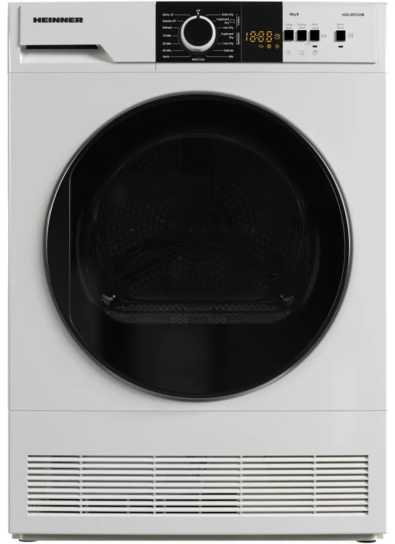 Masina de uscat rufe Heinner HCD-V9T1CHB (White)
