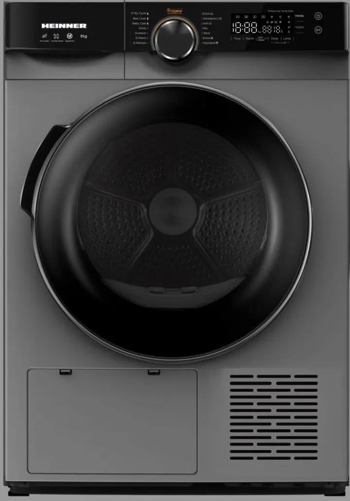 Masina de uscat rufe Heinner HHPD-M8K3SA++ (Silver)
