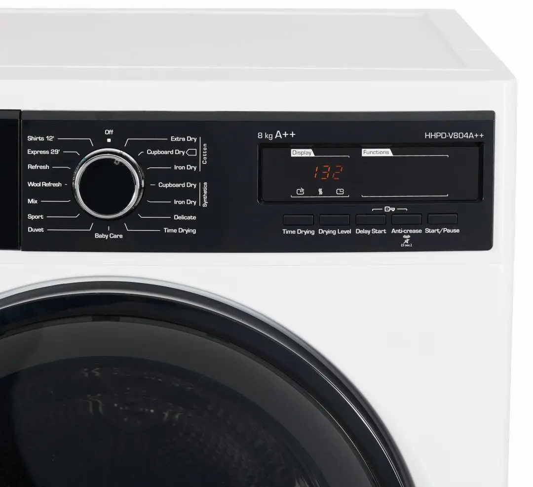 Uscator de rufe Heinner HHPD-V804A++ (White) - 3