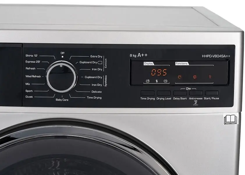 Uscator de rufe Heinner HHPD-V804SA++ (Silver) - 5