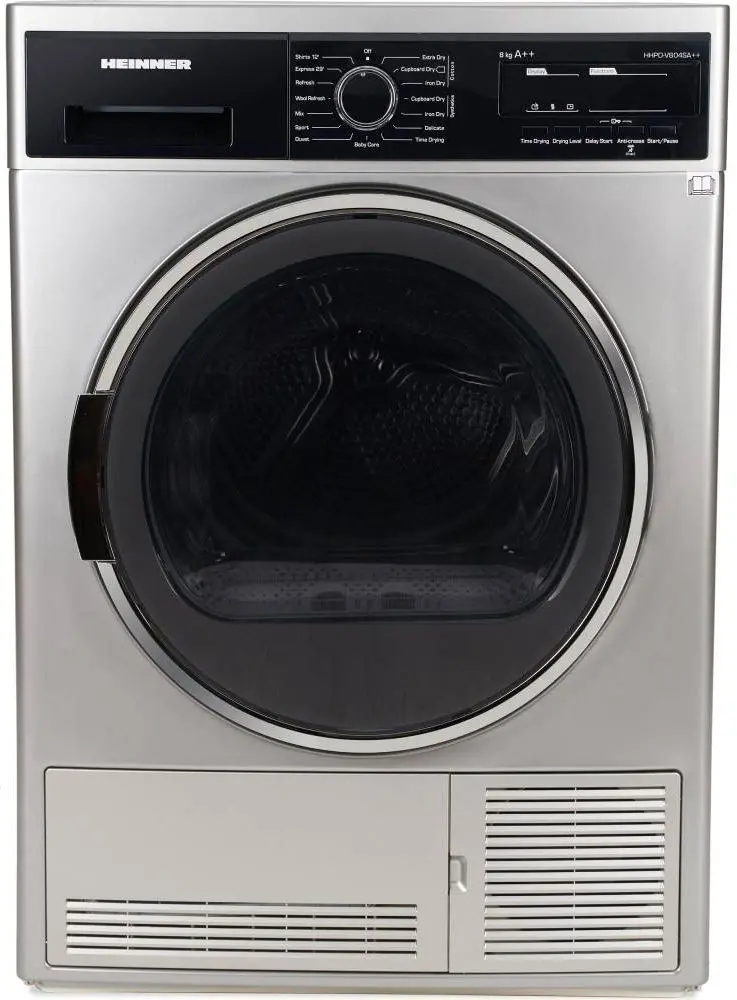 Masina de uscat rufe Heinner HHPD-V804SA++ (Silver)