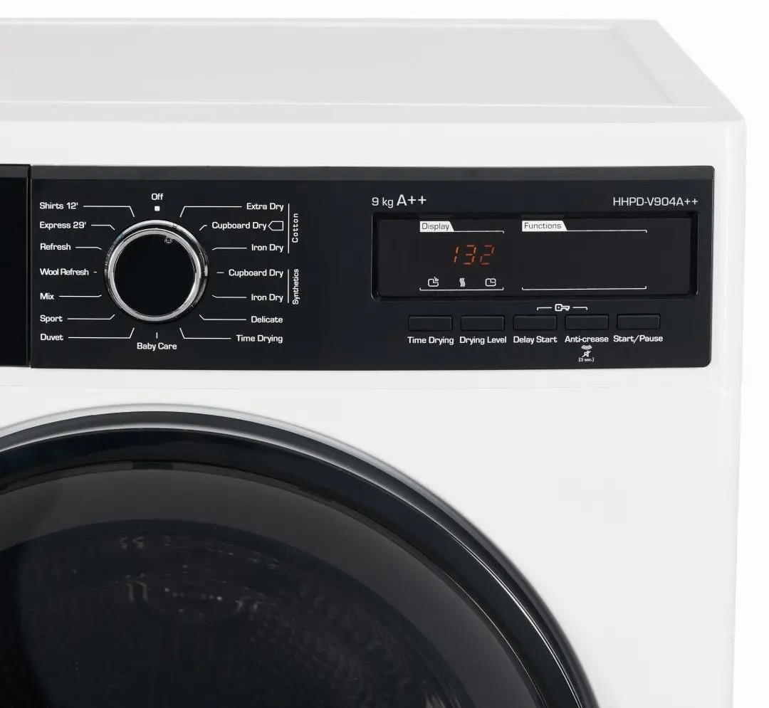 Masina de uscat rufe Heinner HHPD-V904A++ (White) - 2