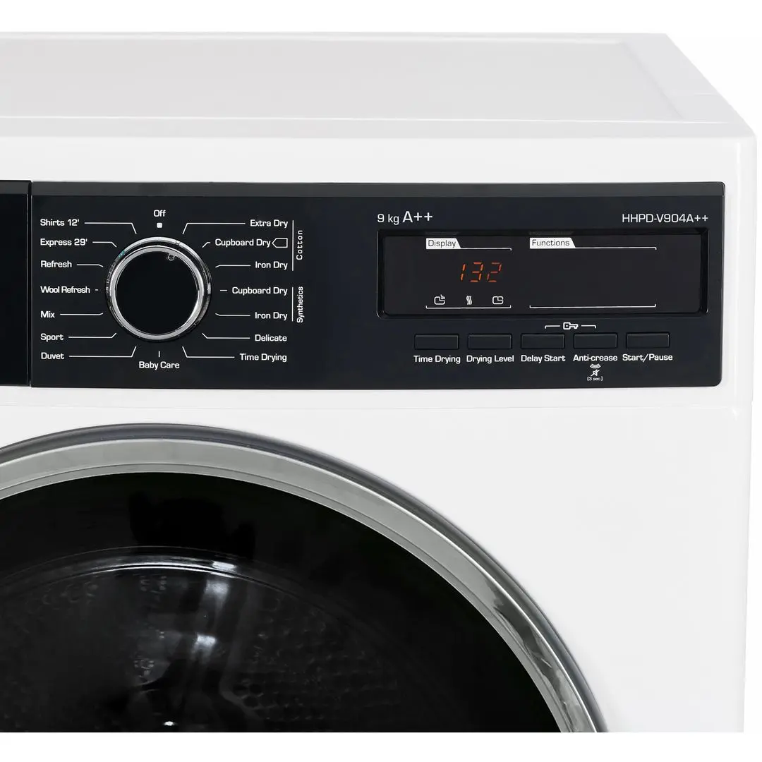Masina de uscat rufe Heinner HHPD-V904A++ (White) - 4