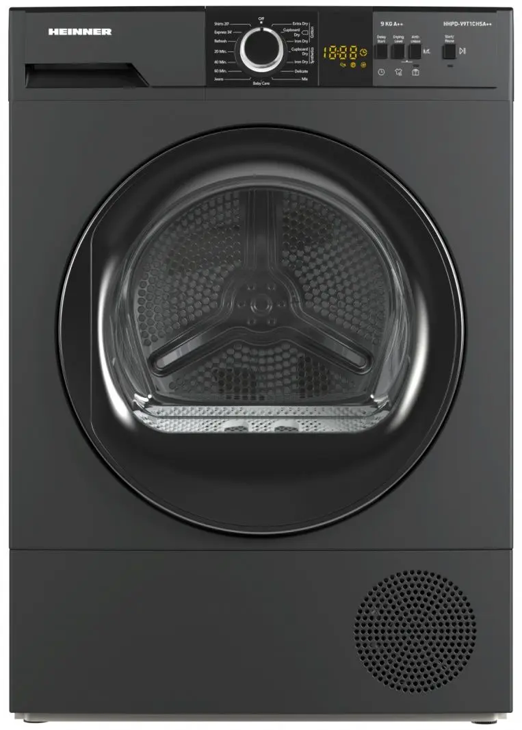 Masina de uscat rufe Heinner HHPD-V9T1CHSA++ (Grey)