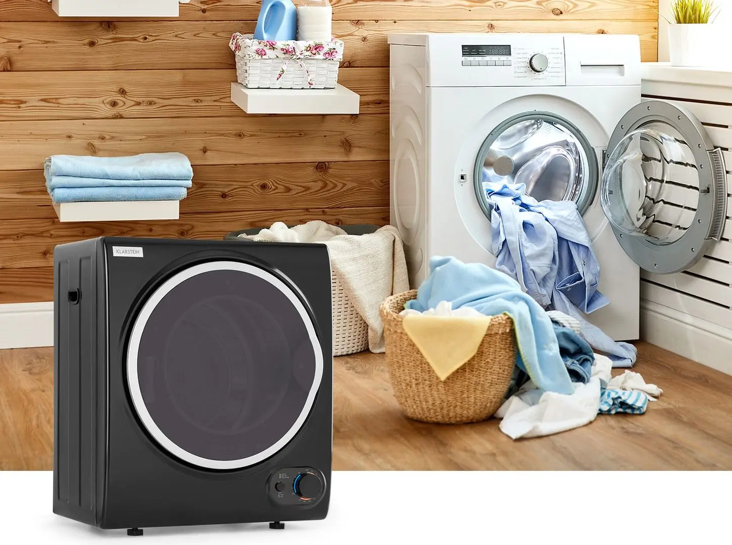 Masina de uscat rufe Klarstein Jet Set 2500 (Black)