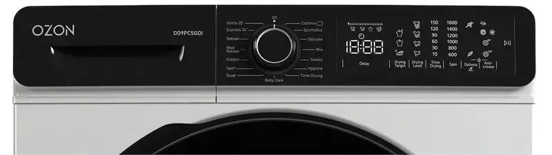 Сушильная машина Ozon DO9PC5GDI (White/Black)