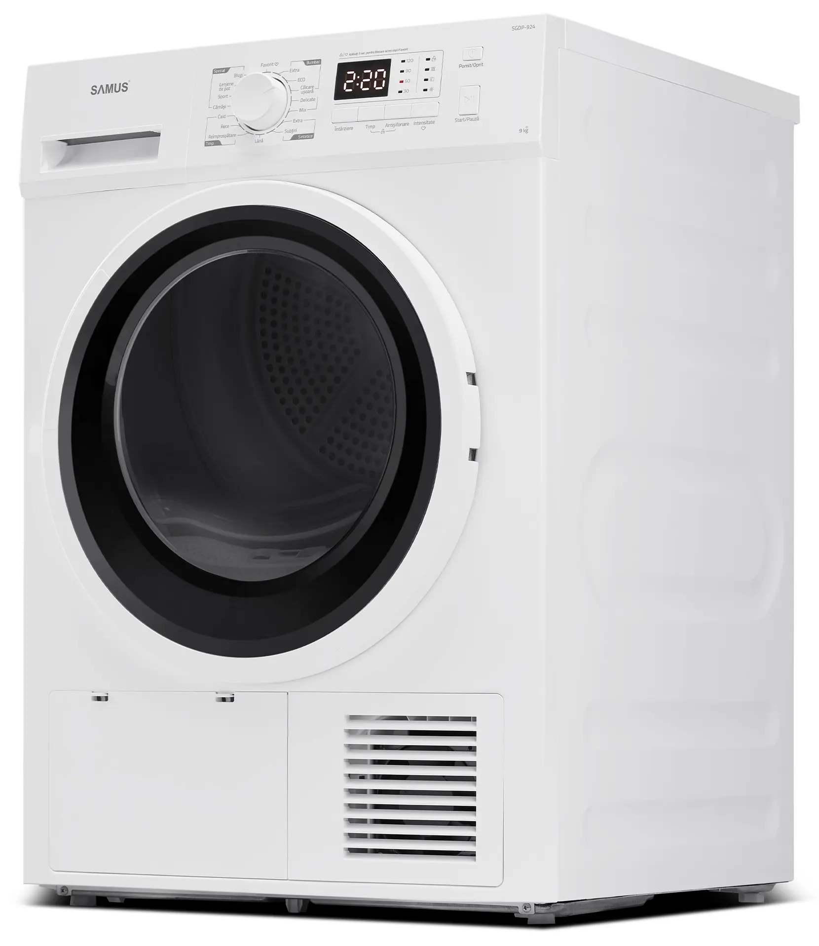 Masina de uscat rufe Samus SGDP-924 (White) - 2