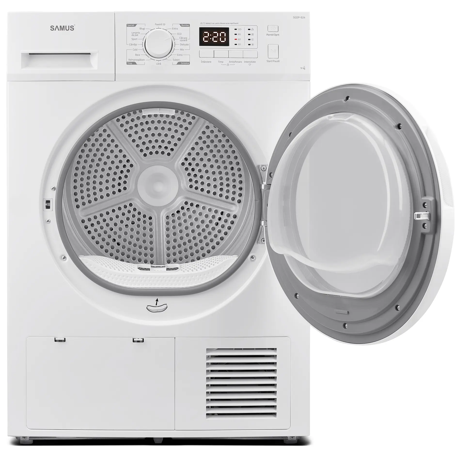 Masina de uscat rufe Samus SGDP-924 (White) - 4