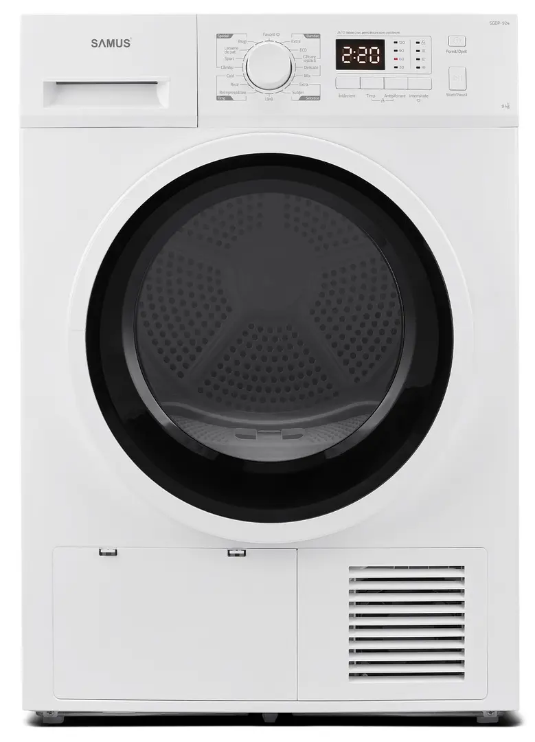 Masina de uscat rufe Samus SGDP-924 (White)