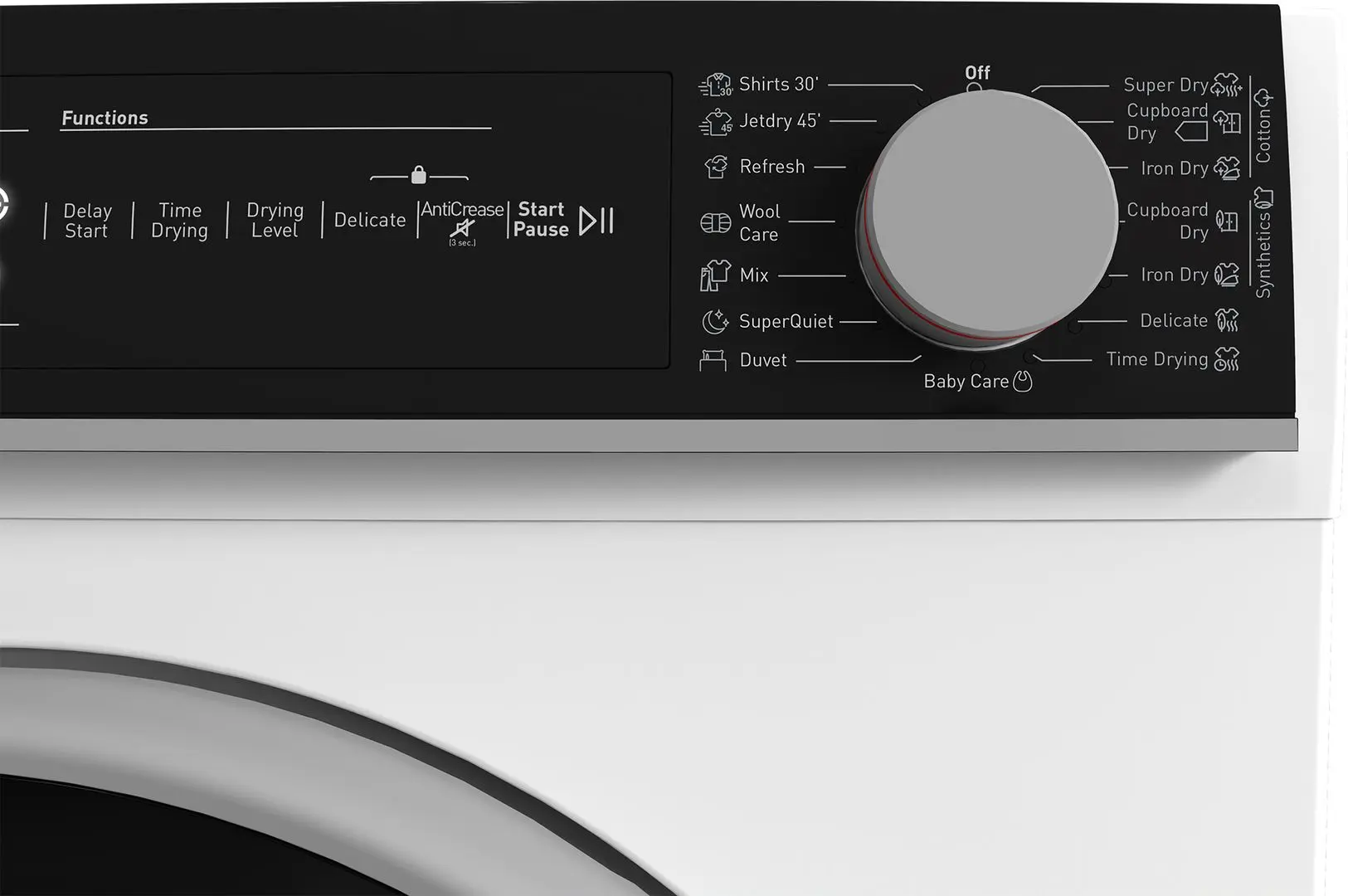 Masina de uscat rufe Sharp KD-NHH9S8GW3-EE (White)