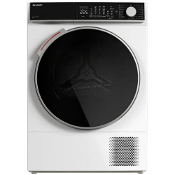 Masina de uscat rufe Sharp KD-NHL8S9GWC-EE (White)