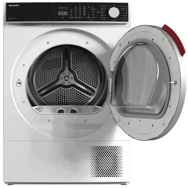 Masina de uscat rufe Sharp KD-NHL9S9GWC-EE (White)