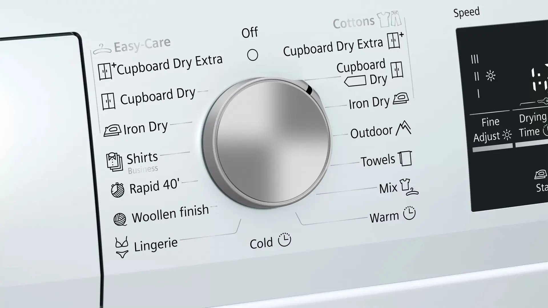 Masina de uscat rufe Siemens iQ500 WT47W461EU (White) - 3