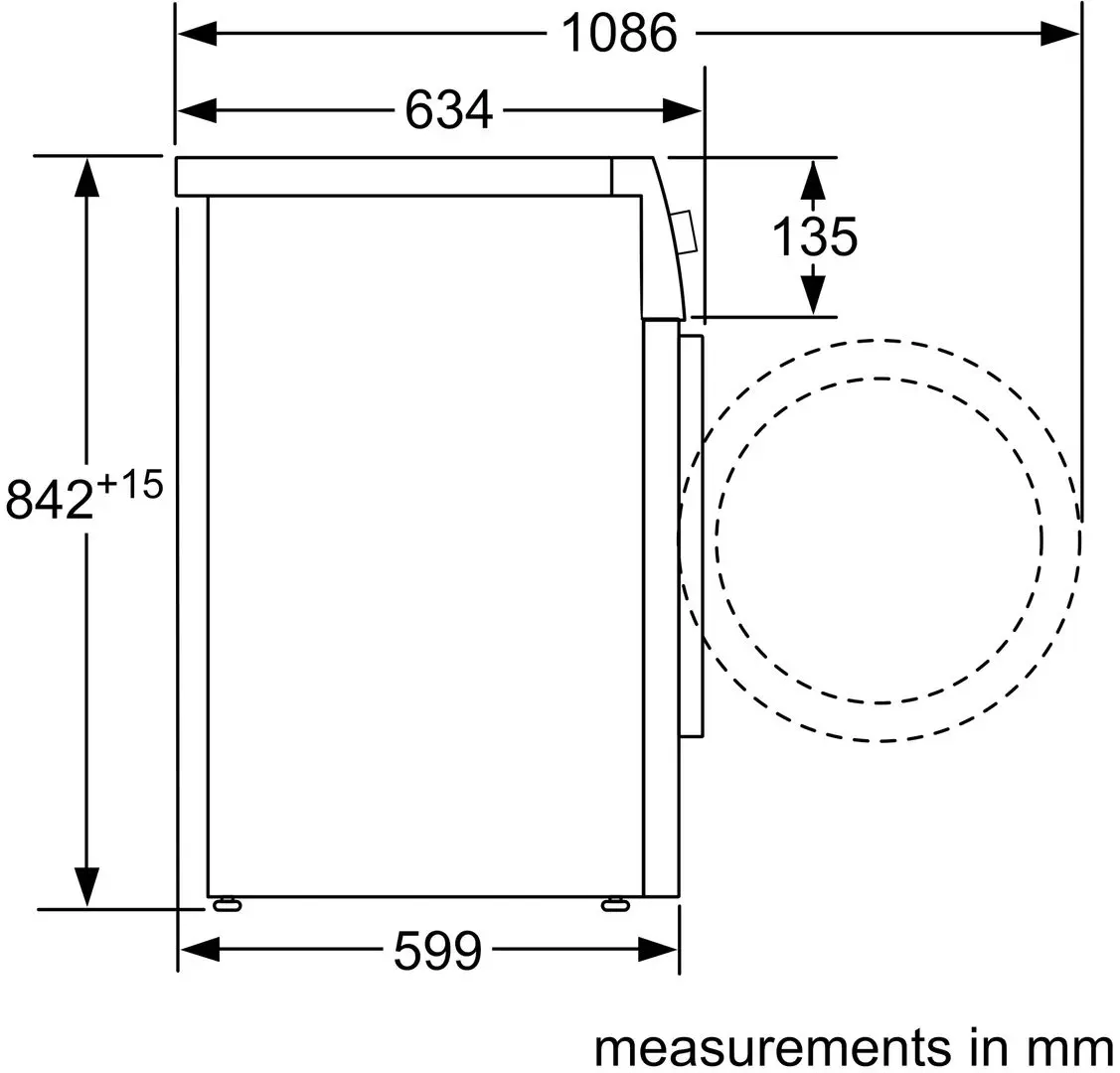 Masina de uscat rufe Siemens iQ500 WT47W461EU (White) - 7