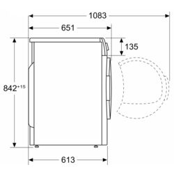 Masina de uscat rufe Siemens WT47XEH0PL (White) Thumb