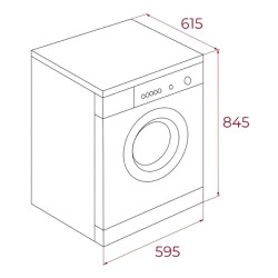 Сушильная машина Teka SHK 70820 WH (White/Black) Thumb