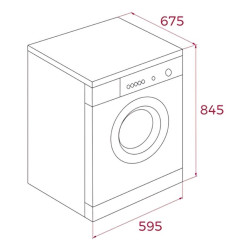 Masina de uscat rufe Teka SHK 81030 WH (White/Black) Thumb
