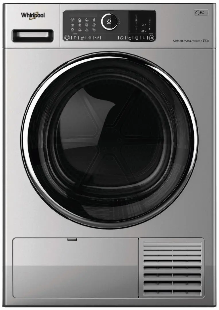 Masina de uscat rufe Whirlpool AWZ 8HPS/PRO (Silver)