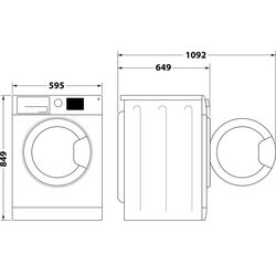 Masina de uscat rufe Whirlpool FFT M22 9X2 PL (White) Thumb