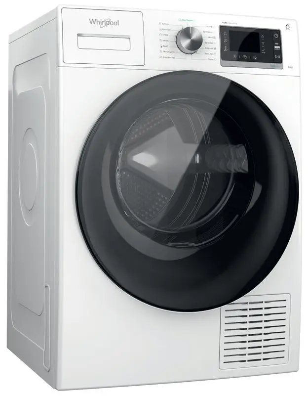 Masina de uscat rufe Whirlpool W6 D84WB EE (White/Black) - 2