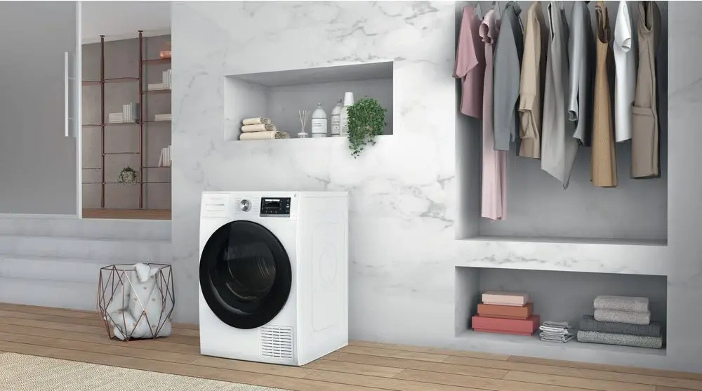 Masina de uscat rufe Whirlpool W6 D84WB EE (White/Black) - 6