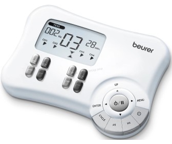 Aparat digital electrostimulare 3in1 Beurer EM 80 TENS/EMS (White)