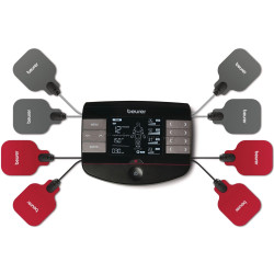 Aparat de electrostimulare musculara Beurer EM89 (Red/Grey)