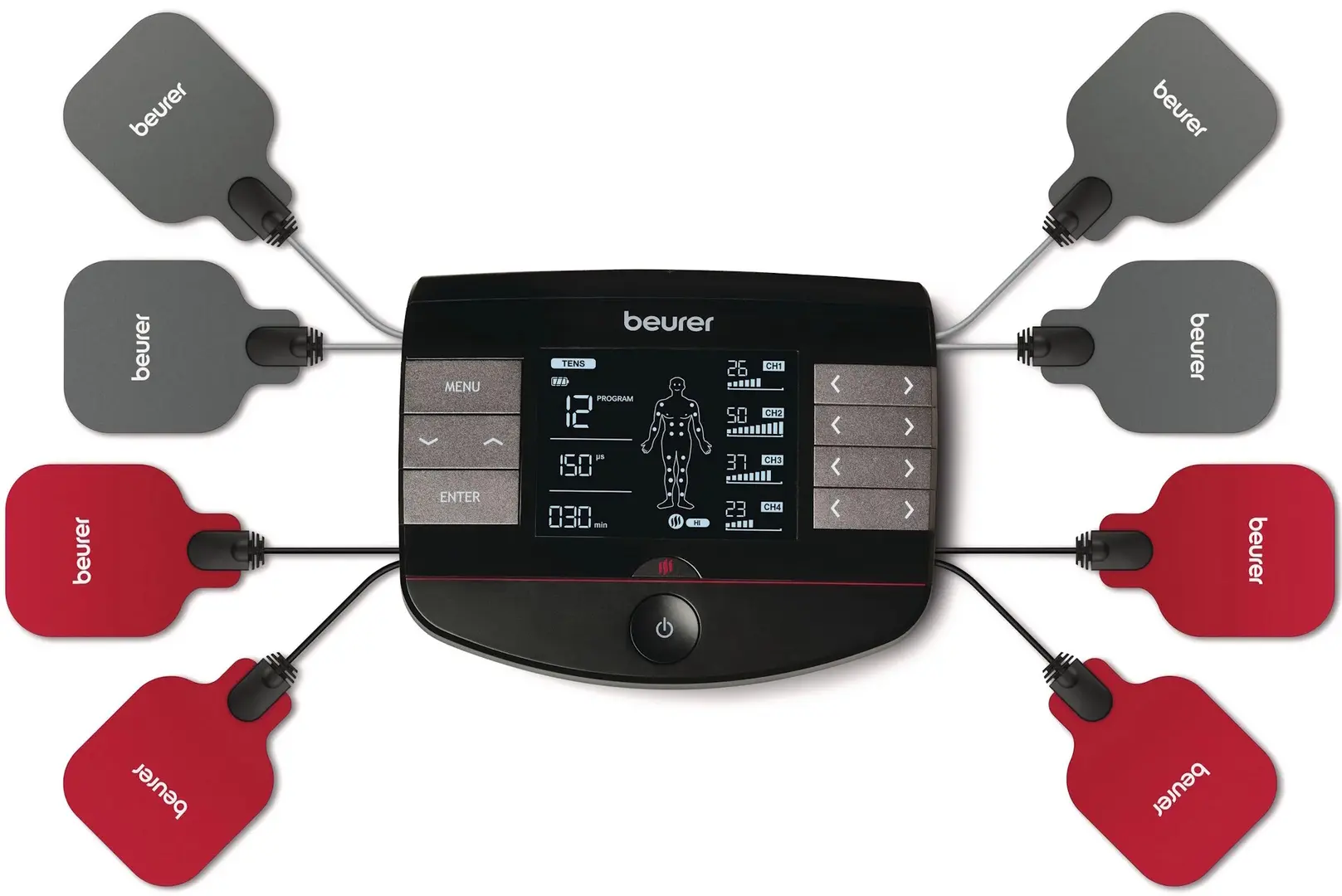 Электростимулятор мышц Beurer EM89 (Red/Grey)