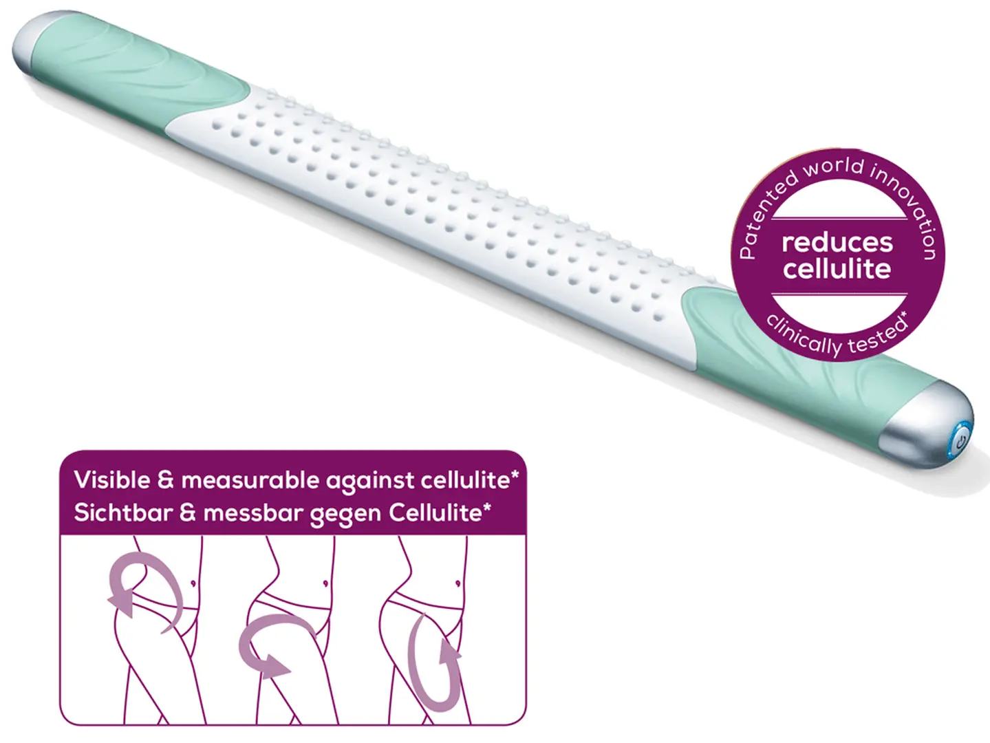 Массажер Beurer Cellulite Releazer CM100 (White/Green) - 3