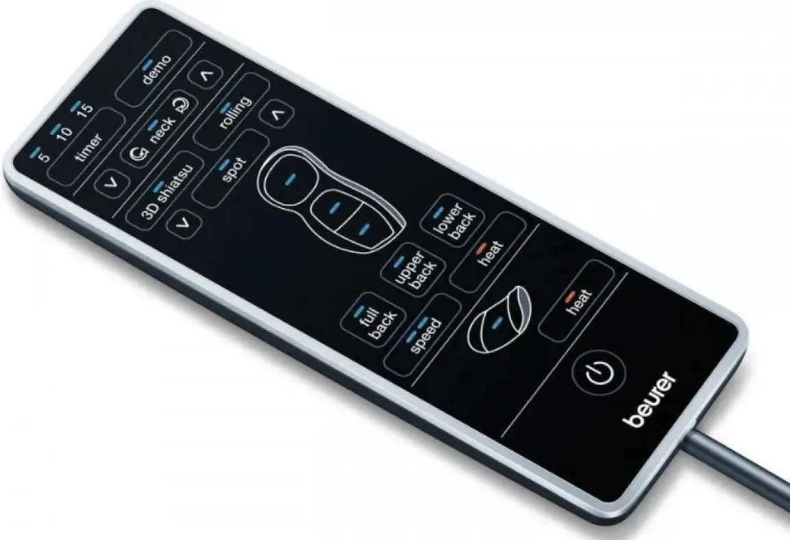 Husa de scaun pentru masaj Shiatsu Beurer MG295 (Black) - 6