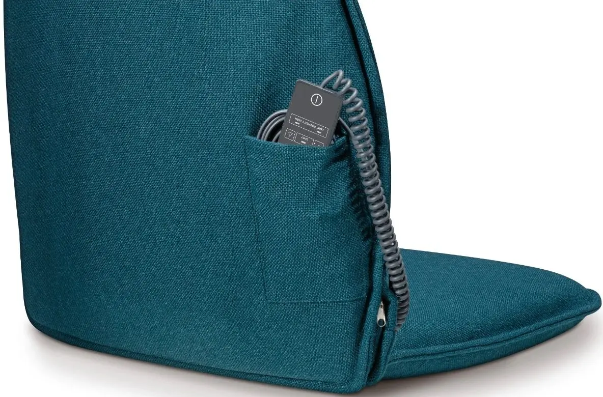 Husa de scaun pentru masaj Shiatsu Beurer MG330 (Petrol Blue) - 3