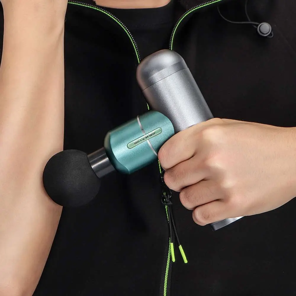 Pistol de masaj BlitzWolf BW-FAS1 (Silver/Green) - 4