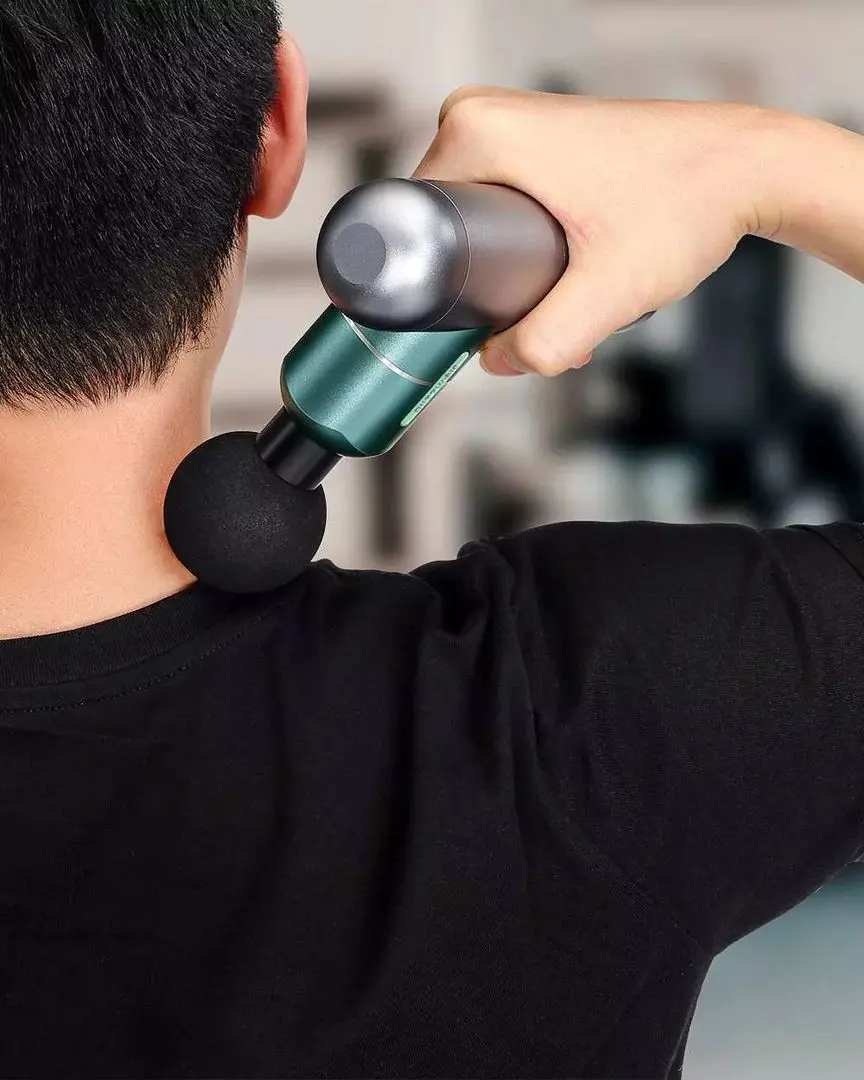 Pistol de masaj BlitzWolf BW-FAS1 (Silver/Green) - 5