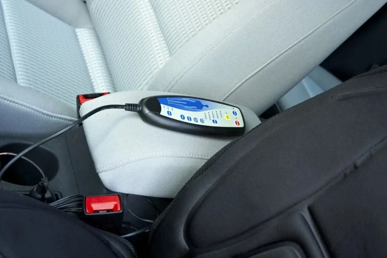 Husă cu masaj pentru scaun Body-Fit 1025 (Black) - 3