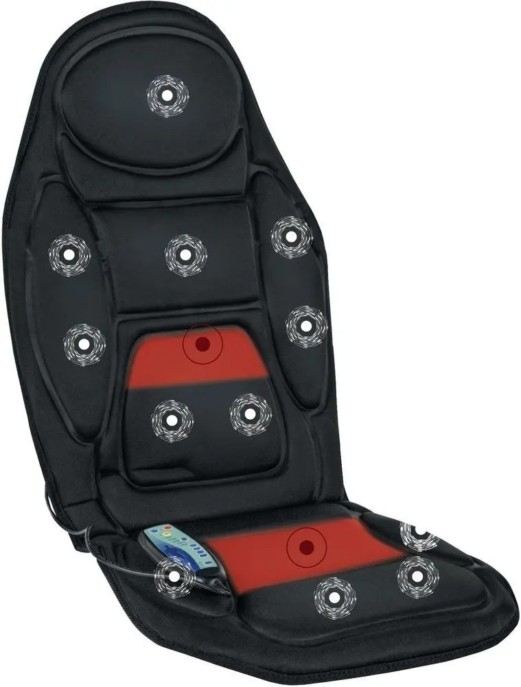 Husă cu masaj pentru scaun Body-Fit 1025 (Black)