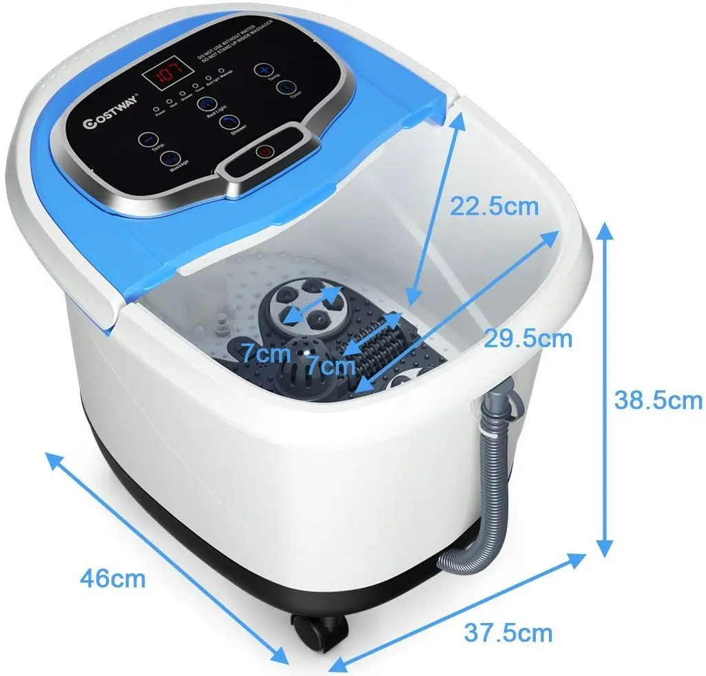 Cada cu masaj pentru picioare Costway EP24368DE-BL (Blue)