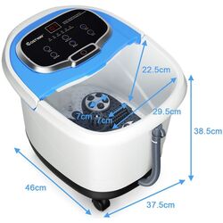 Массажная ванночка для ног Costway EP24368DE-GR (Gray) Thumb