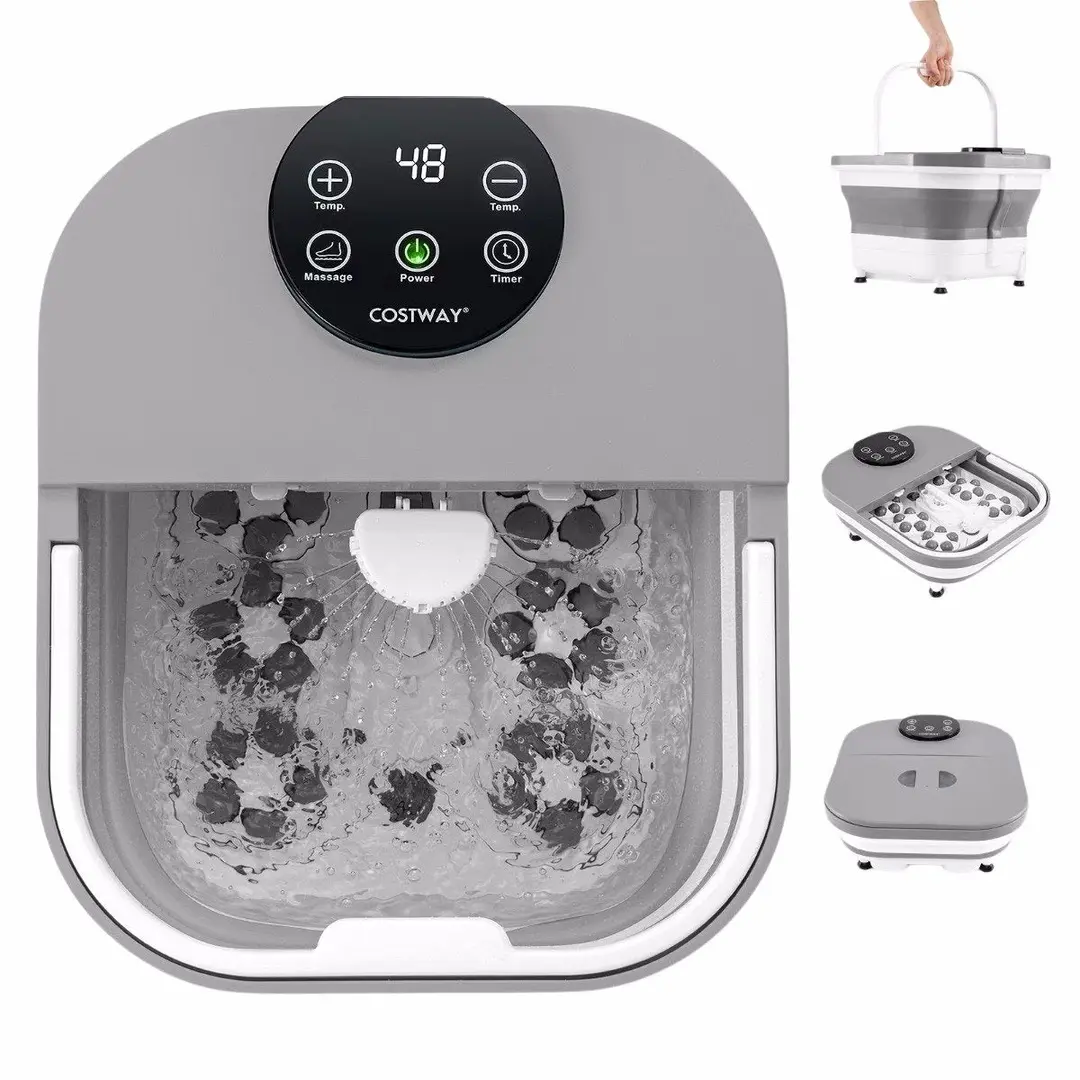 Aparat de masaj pentru picioare Costway ES10411DE-GR (Gray)