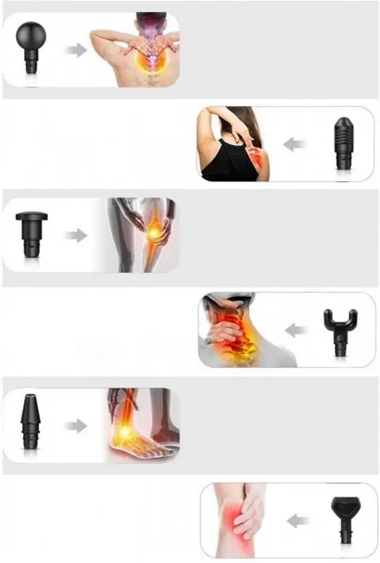 Pistol de masaj Hiperlion JMQ008 (Gray)